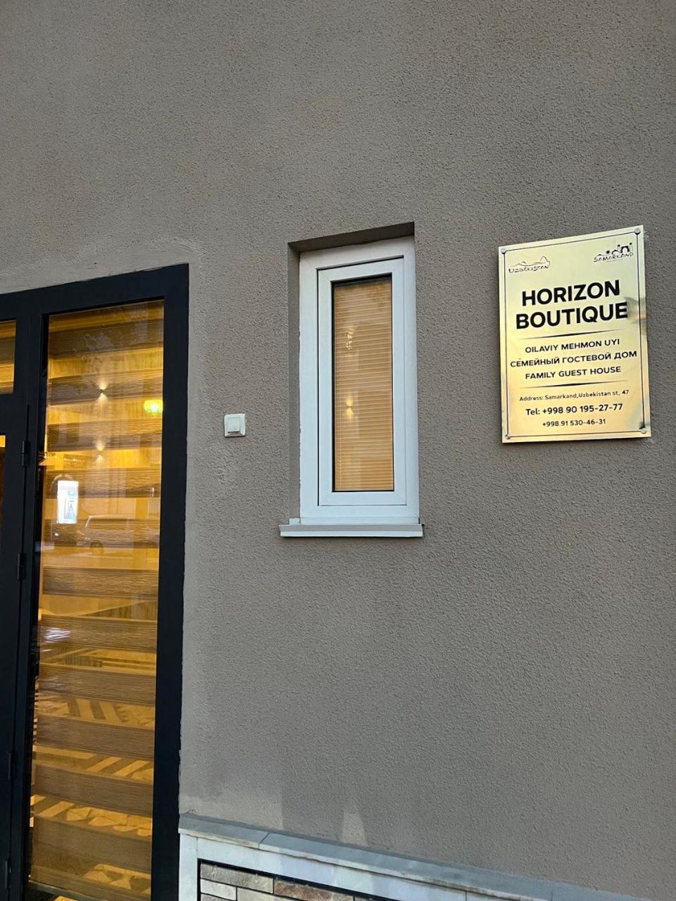 Horizon Boutique Hotell Samarkand Exteriör bild